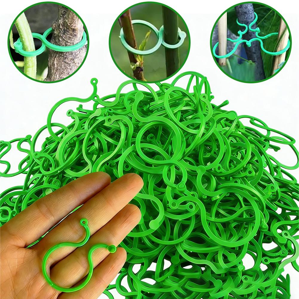 100 Pcs Plant Support Clips He – Vine Climbing Plastic Bewertung und Preis
