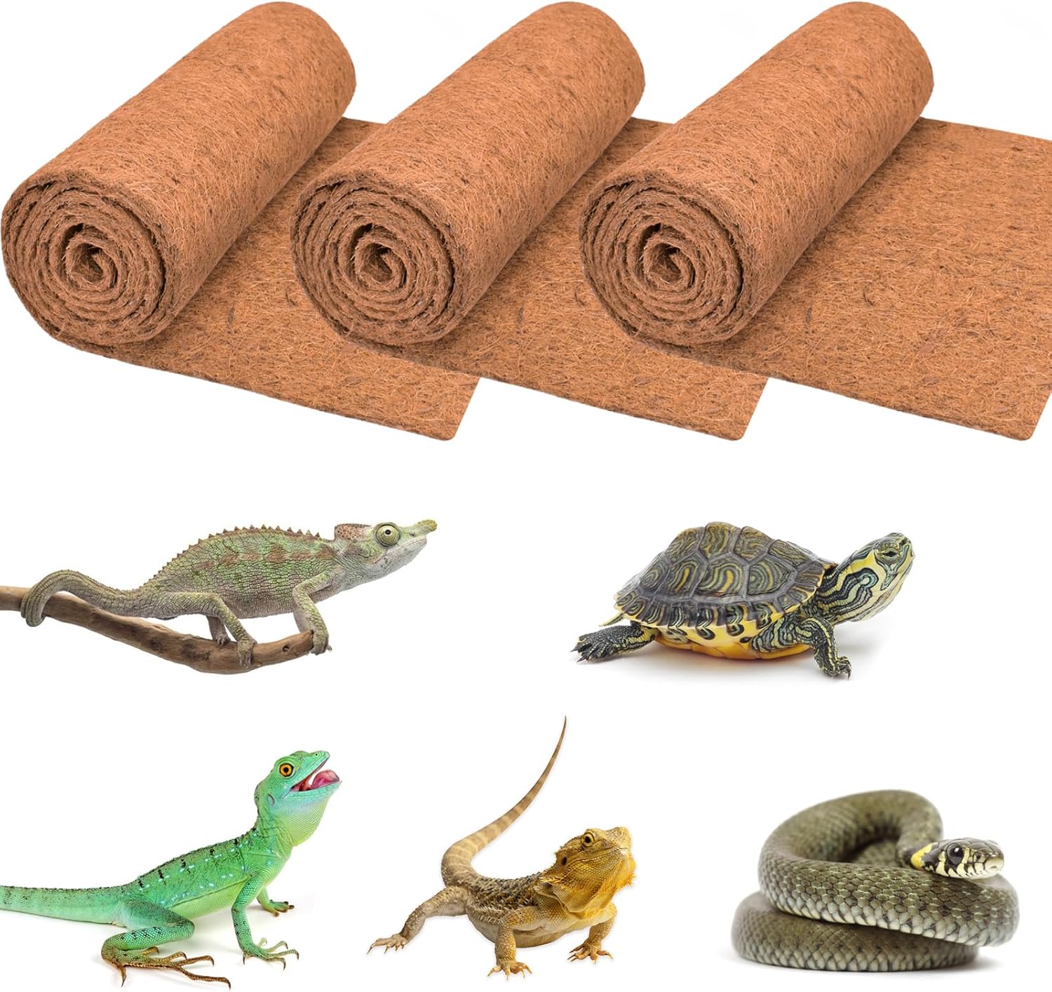 3 Rolls Reptile Carpet, 24x48i – Substrate Coconut Fiber Bewertung und Preis