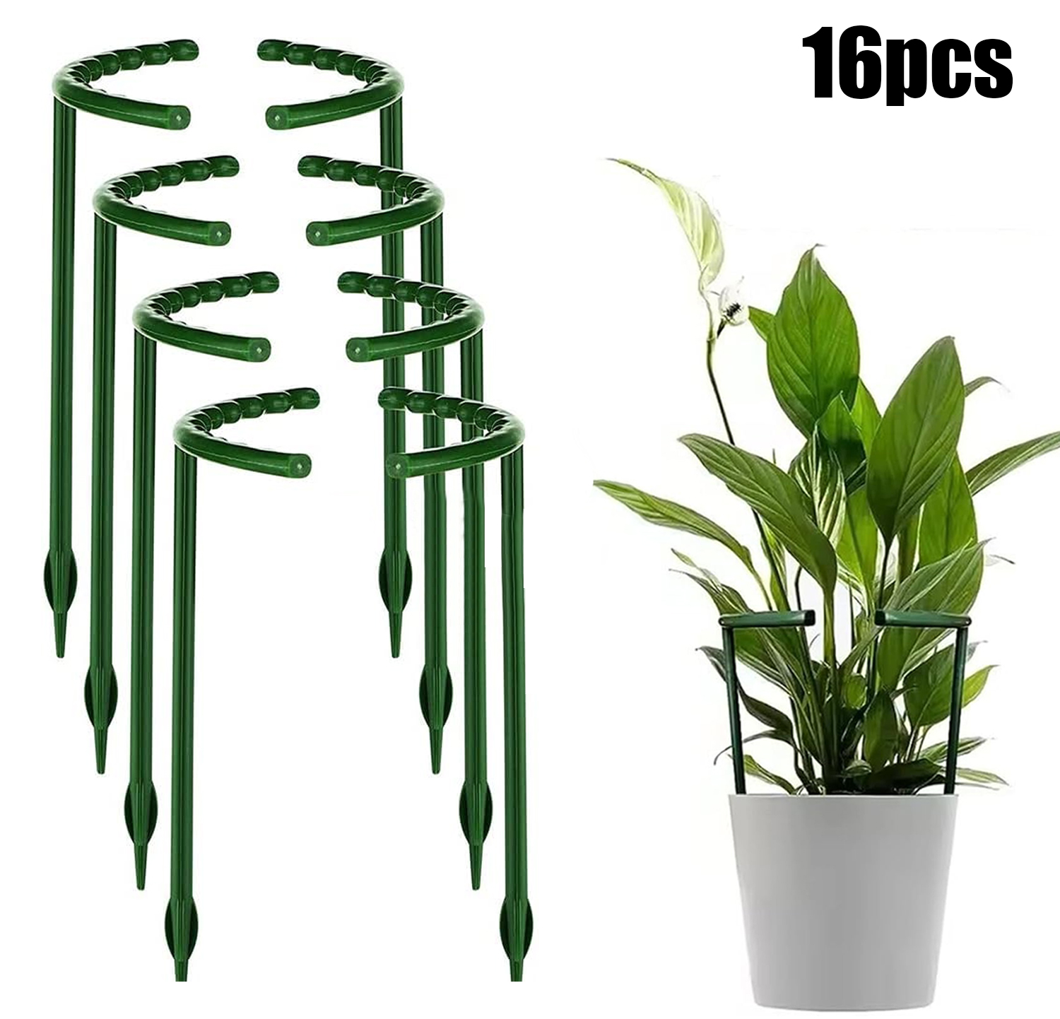 1/16pcs Plant Support Stake Fl – Vine Climbing Plastic Bewertung und Preis