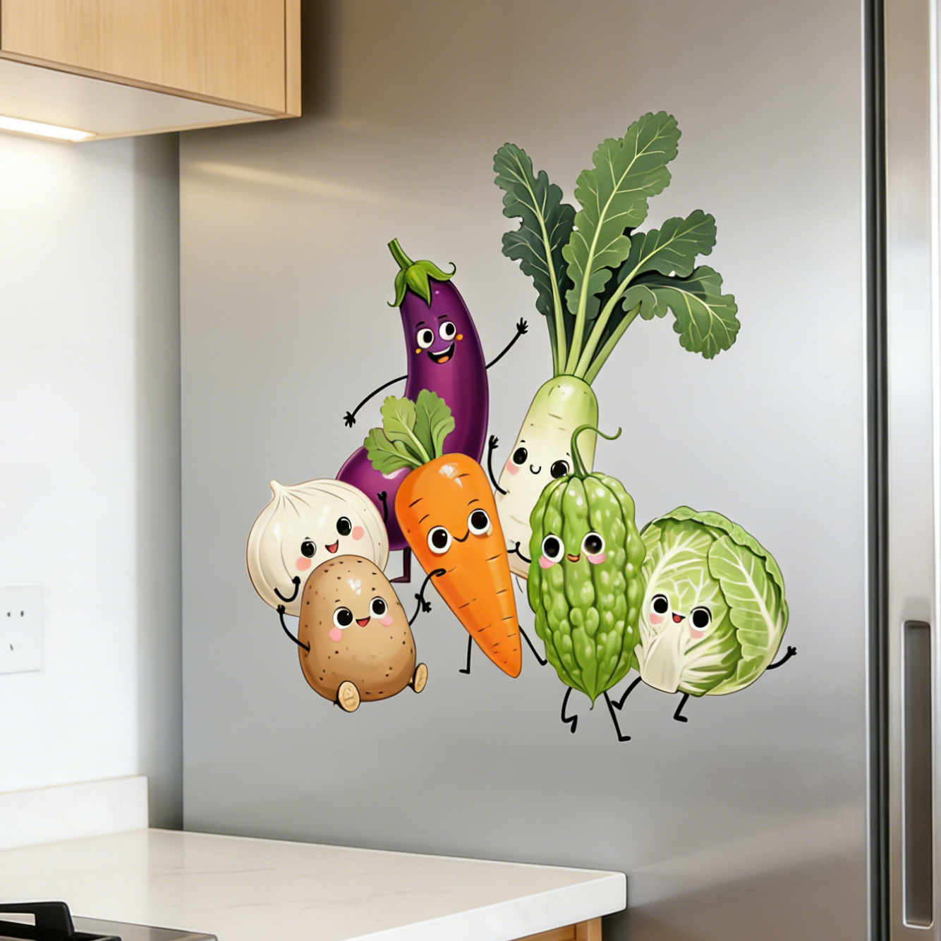 Emotionally Expressive Vegetab – Pvc Panel Background Bewertung und Preis