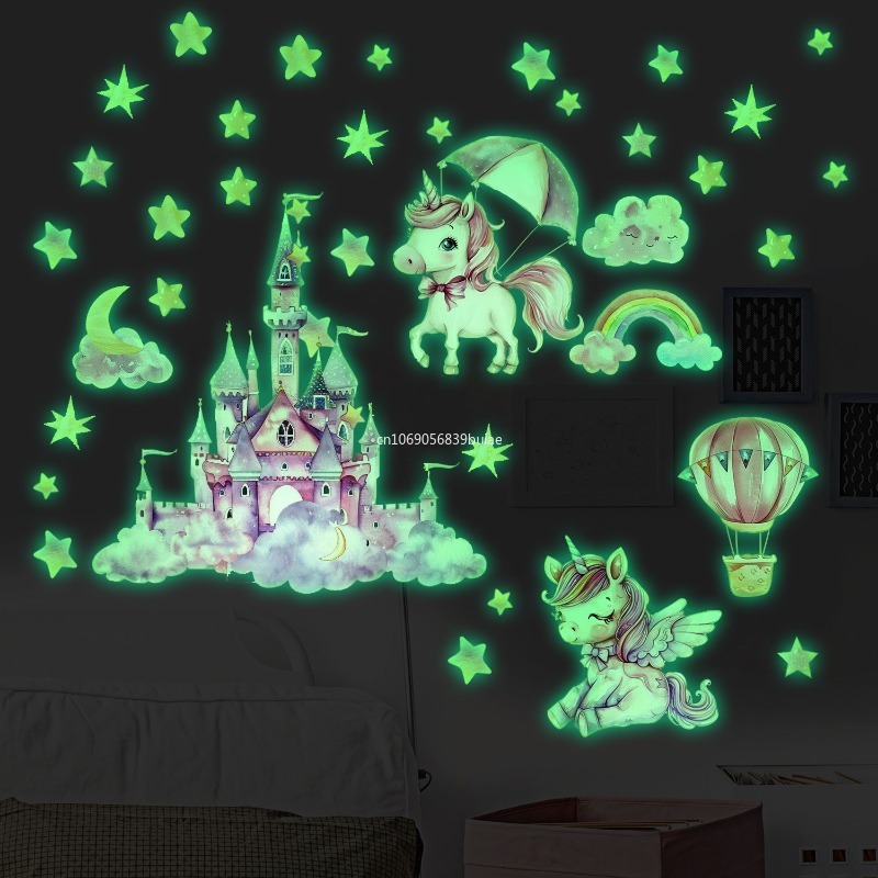 Unicorn Stars Luminous Wall St – Pvc Panel Background Bewertung und Preis