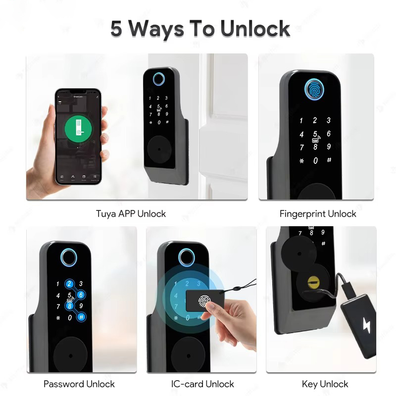 Waterproof Fingerprint Lock Tu – Glass Door Hinge Bewertung und Preis