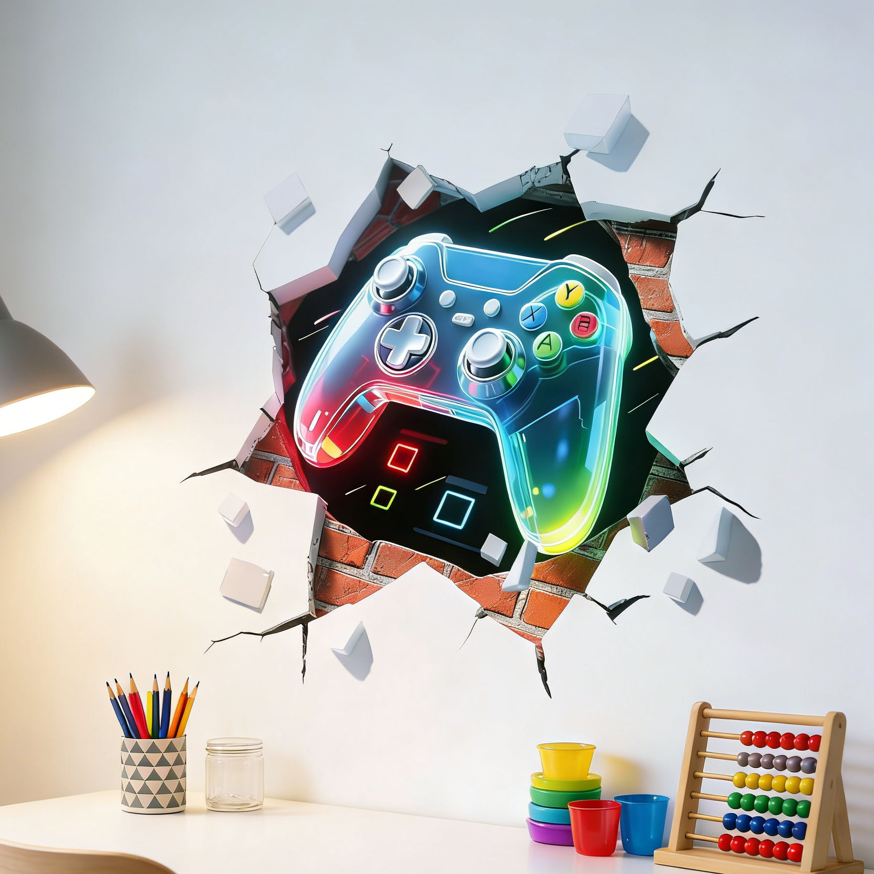 Game Controller Decal for Boys – Pvc Panel Background Bewertung und Preis