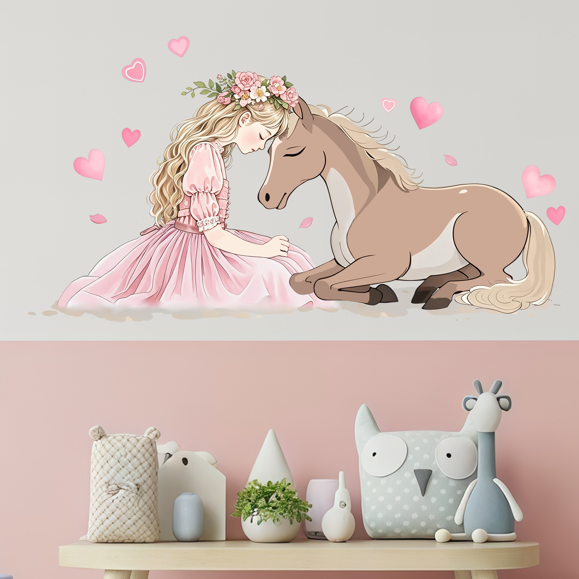 Romantic Horse Wall Stickers S – Pvc Panel Background Bewertung und Preis