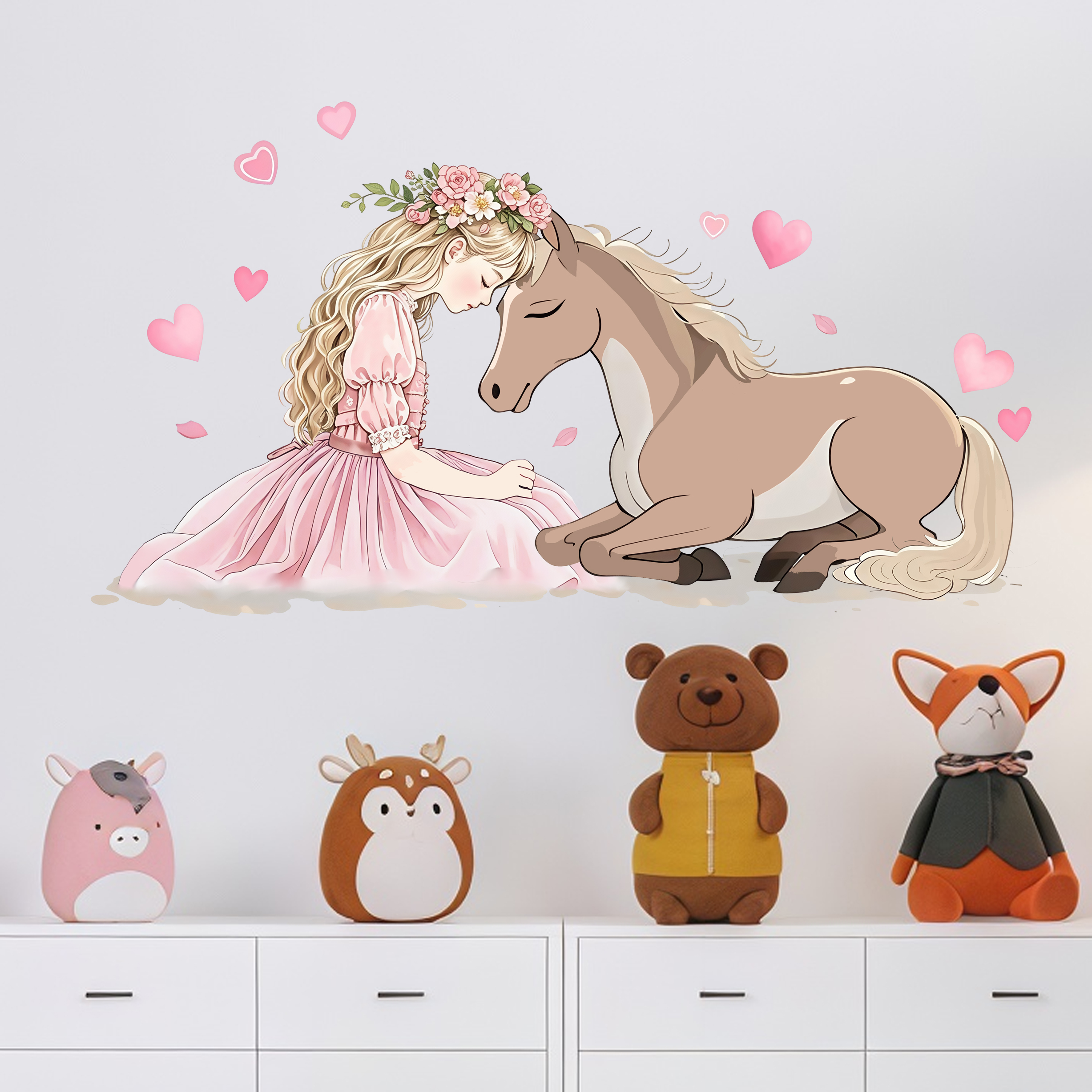Romantic Horse Wall Stickers S – Pvc Panel Background Bewertung und Preis