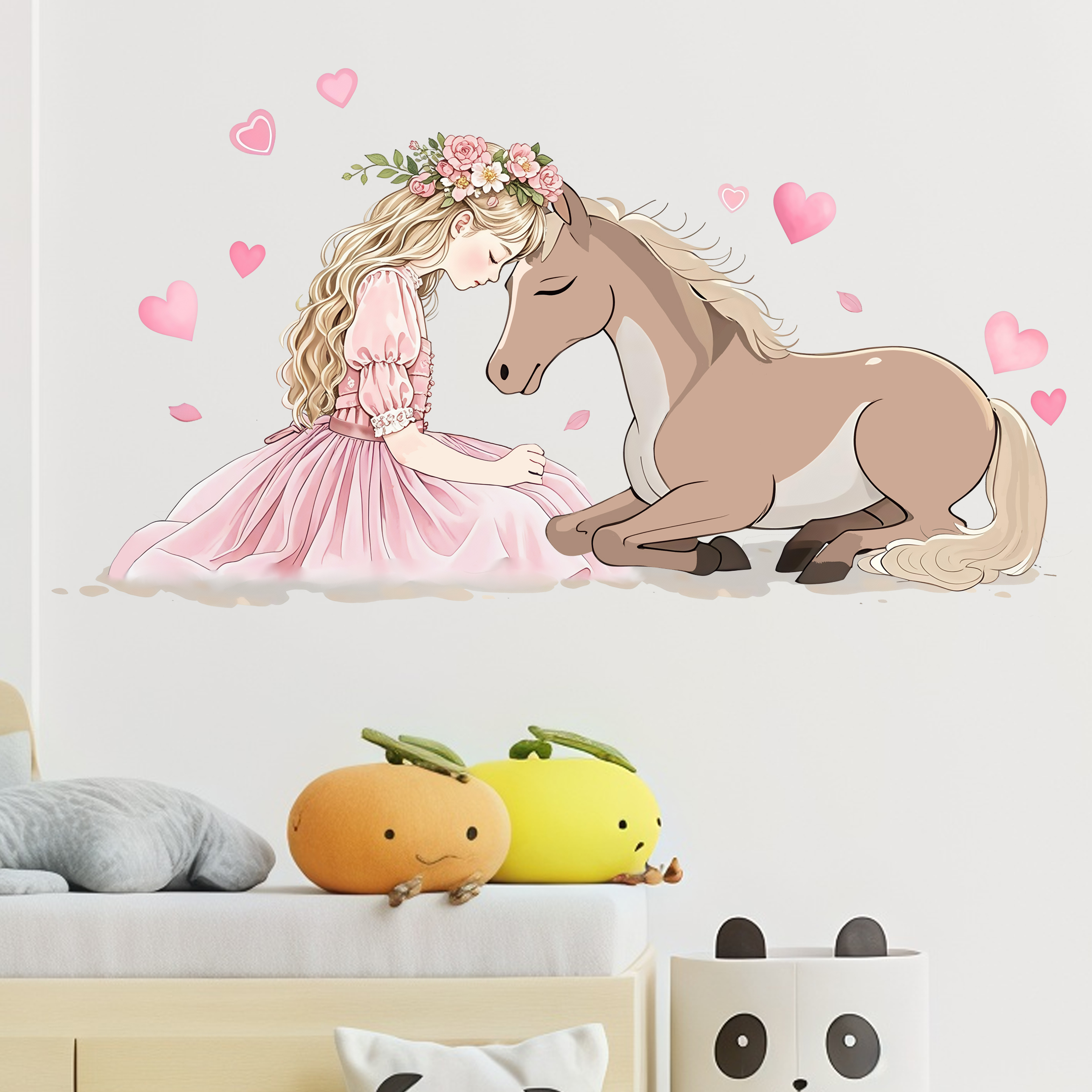 Romantic Horse Wall Stickers S – Pvc Panel Background Bewertung und Preis