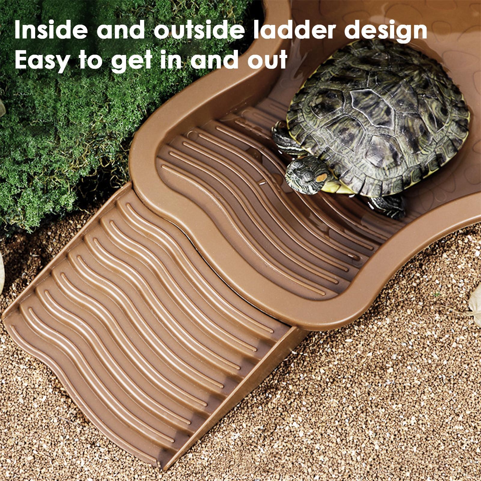 Reptile Bathing Pool with Ramp – Water Dish Reptile Bewertung und Preis