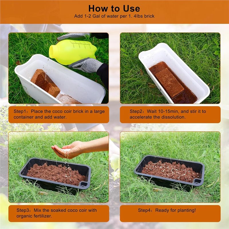 3 Pack Coco Coir Bricks, Coco  – Substrate Coconut Fiber Bewertung und Preis