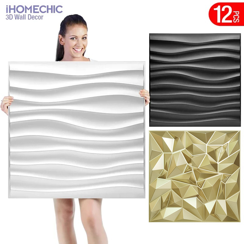 12pcs 50x50cm Champagne gold c – Pvc Panel Background Bewertung und Preis