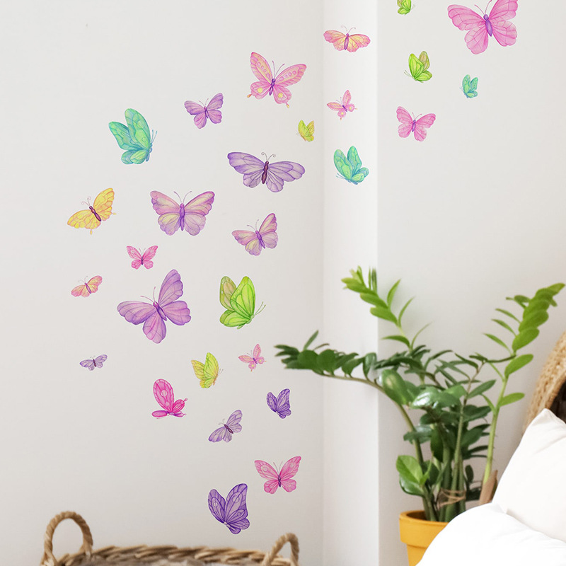 Romantic butterfly Wall Sticke – Pvc Panel Background Bewertung und Preis