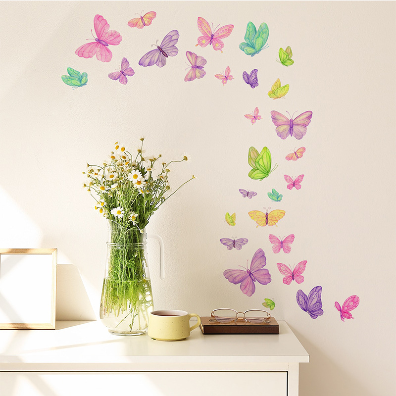 Romantic butterfly Wall Sticke – Pvc Panel Background Bewertung und Preis