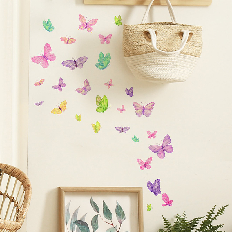 Romantic butterfly Wall Sticke – Pvc Panel Background Bewertung und Preis