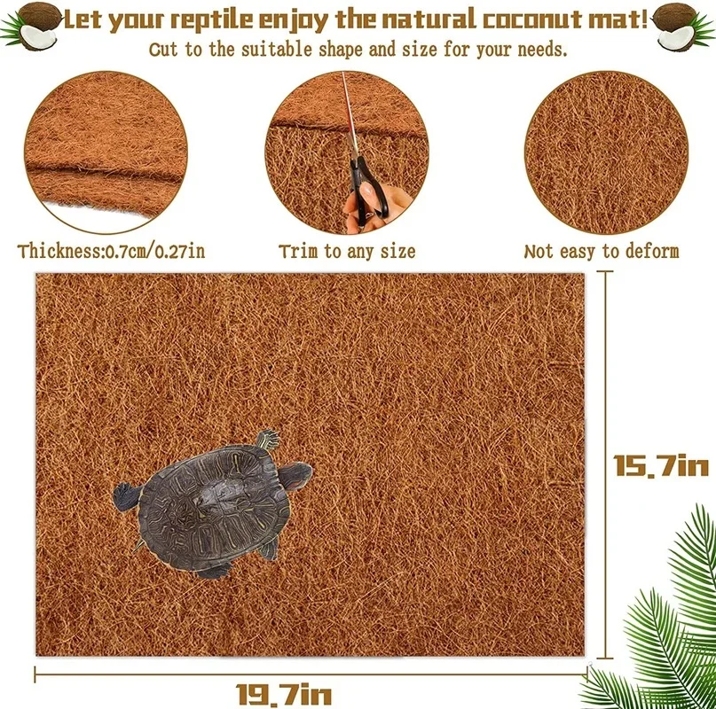 Reptile Carpet Natural Coconut – Substrate Coconut Fiber Bewertung und Preis