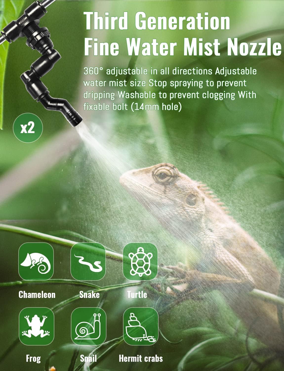 Automatic Rainforest Timing Sp – Misting Nozzle Reptile Bewertung und Preis