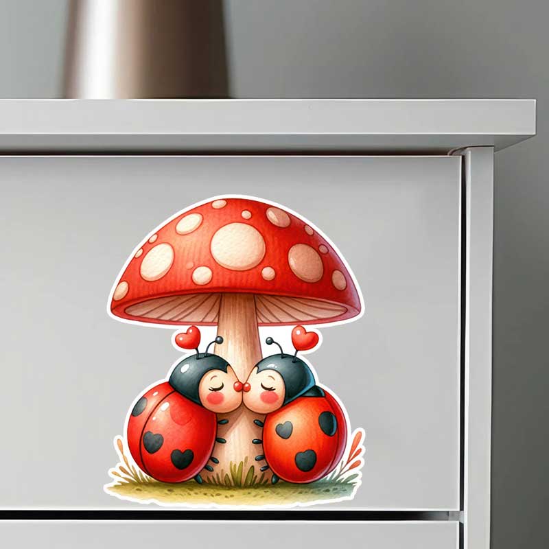 Cute Ladybug Wall Stickers Liv – Pvc Panel Background Bewertung und Preis