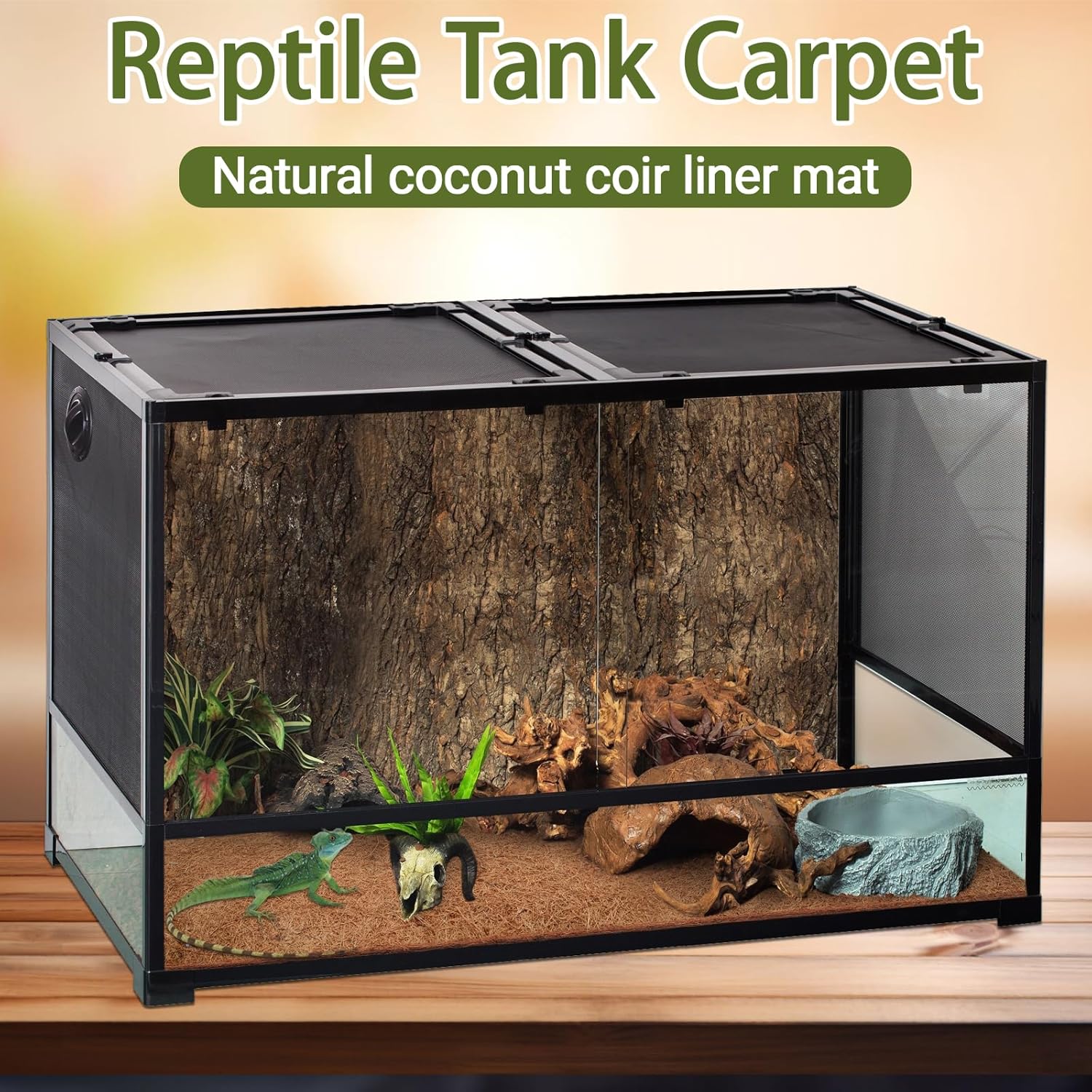 10 Pcs Reptile Carpet, 12x12 i – Substrate Coconut Fiber Bewertung und Preis