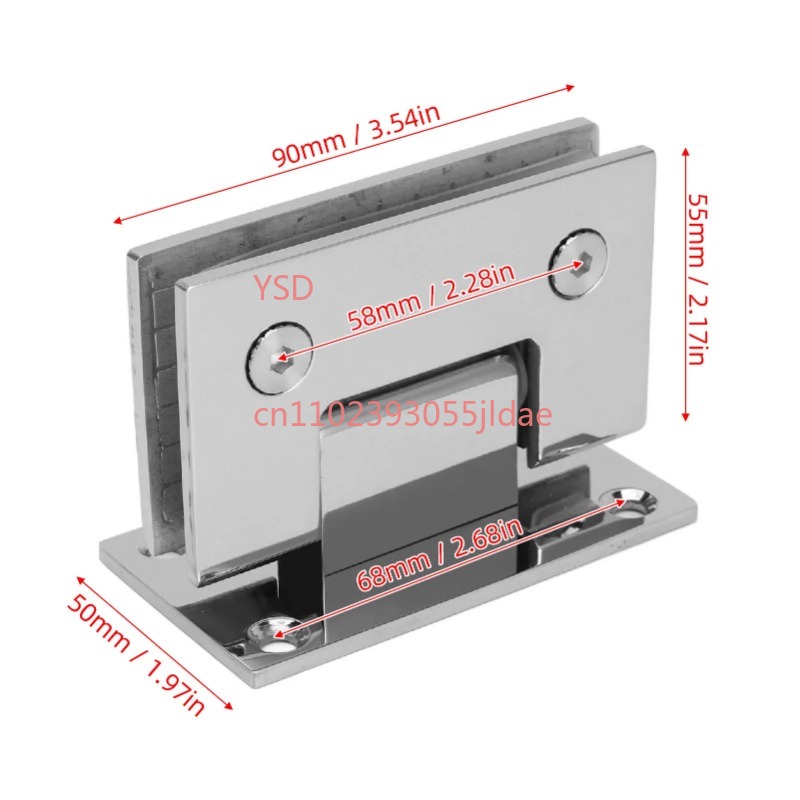 Frameless Glass Door Hinge 90  – Glass Door Hinge Bewertung und Preis