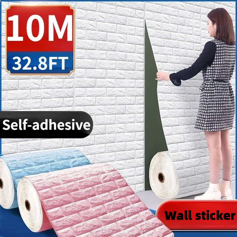 70cmx1/3/5/10M 3D Foam Brick W – Pvc Panel Background Bewertung und Preis