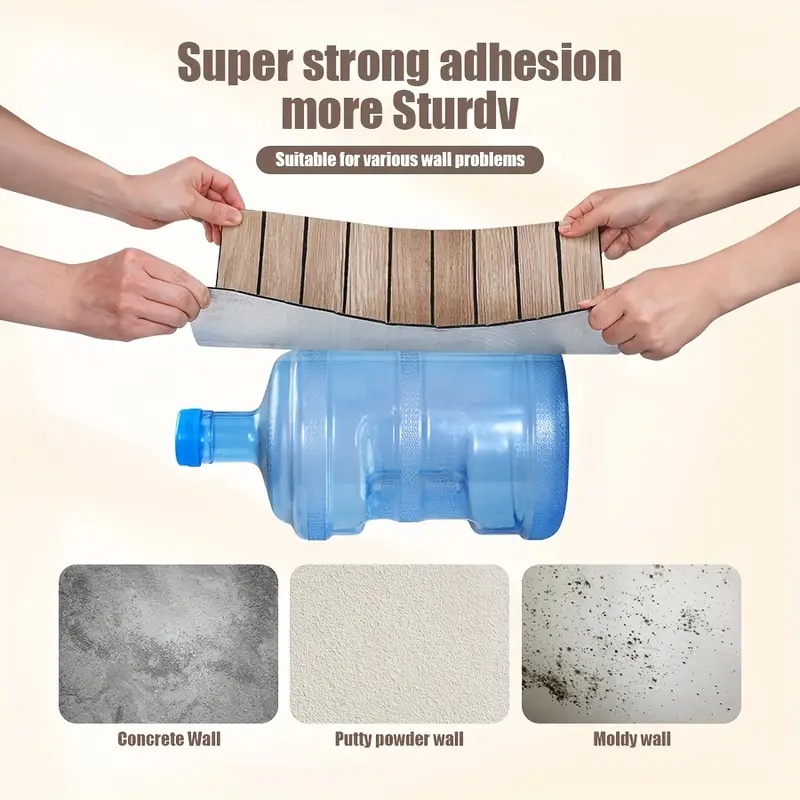 Self Adhesive Waterproof 3D Wa – Pvc Panel Background Bewertung und Preis
