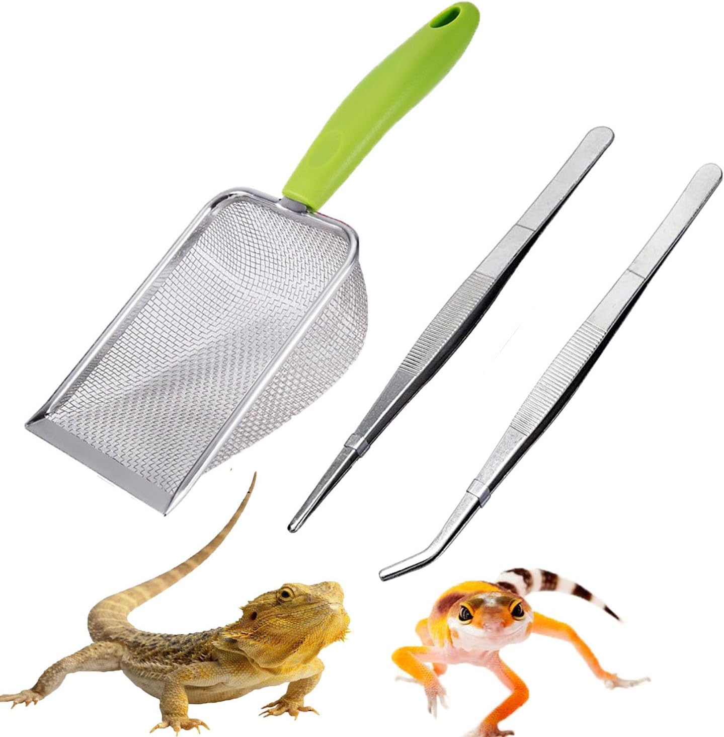 Reptile Sand Scoop Set - Fine  – Feeding Tong Stainless Bewertung und Preis
