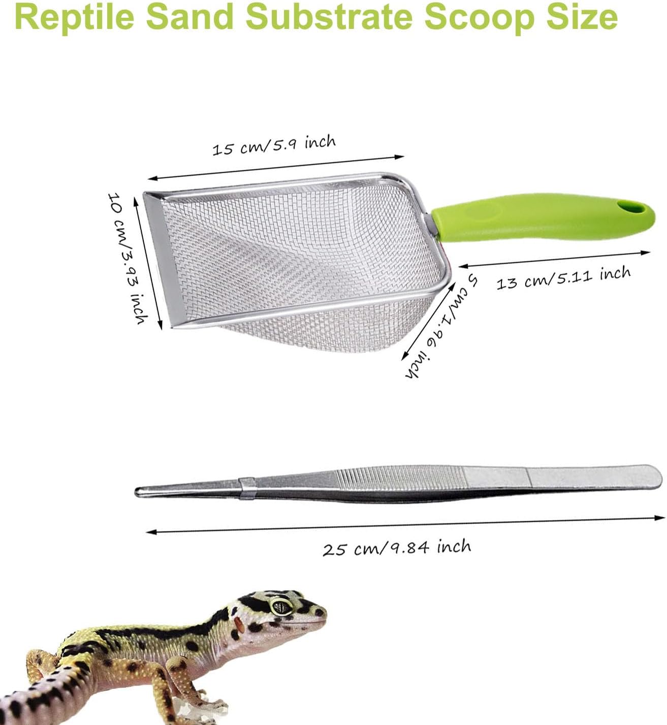 Reptile Sand Scoop Set - Fine  – Feeding Tong Stainless Bewertung und Preis