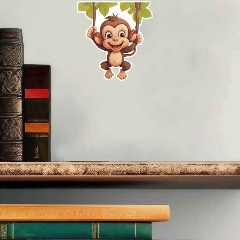Cute little monkey living room – Pvc Panel Background Bewertung und Preis