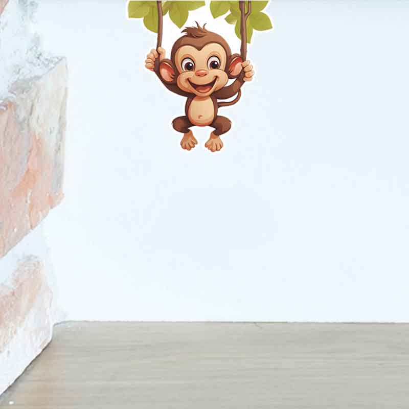 Cute little monkey living room – Pvc Panel Background Bewertung und Preis