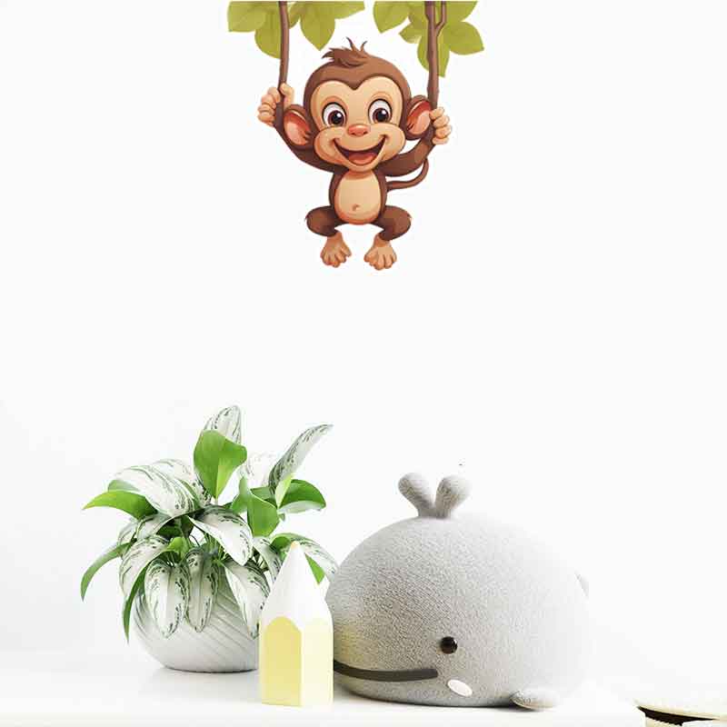 Cute little monkey living room – Pvc Panel Background Bewertung und Preis
