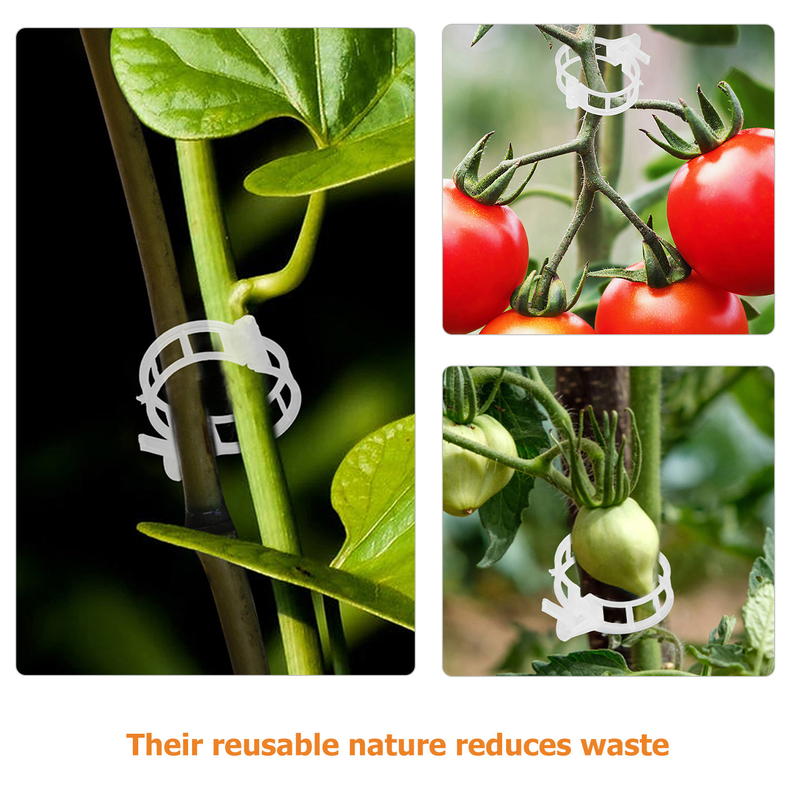 400Pcs Tomato Clips Plastic Ve – Vine Climbing Plastic Bewertung und Preis