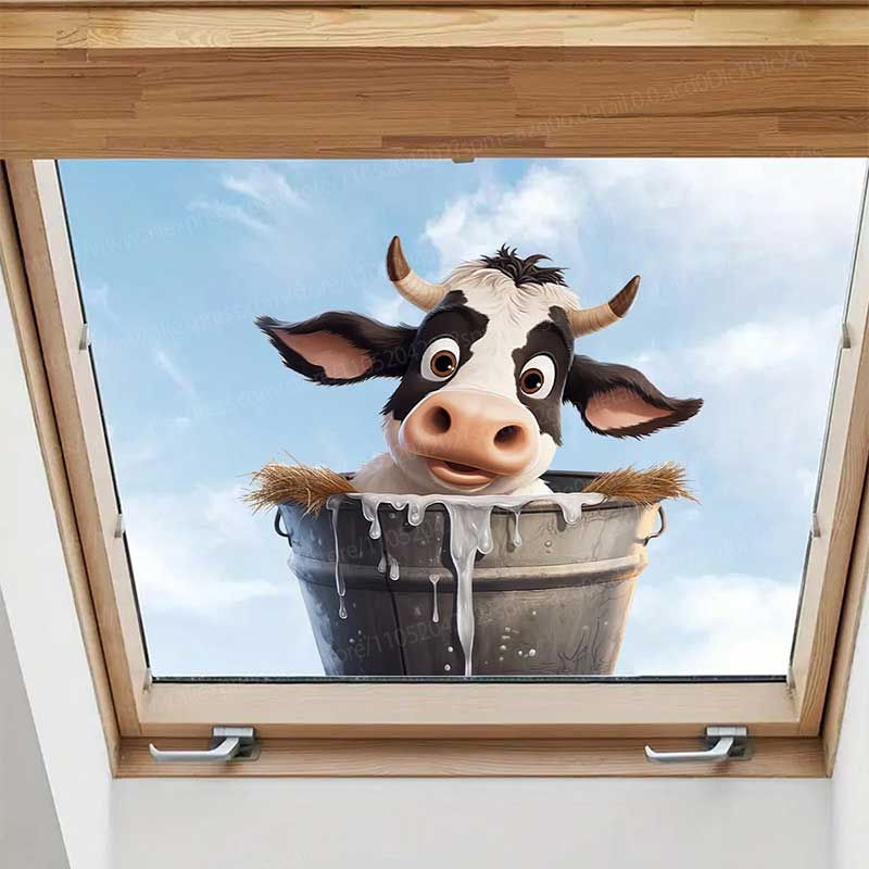 Cute Cow Wall Stickers Self-Ad – Pvc Panel Background Bewertung und Preis