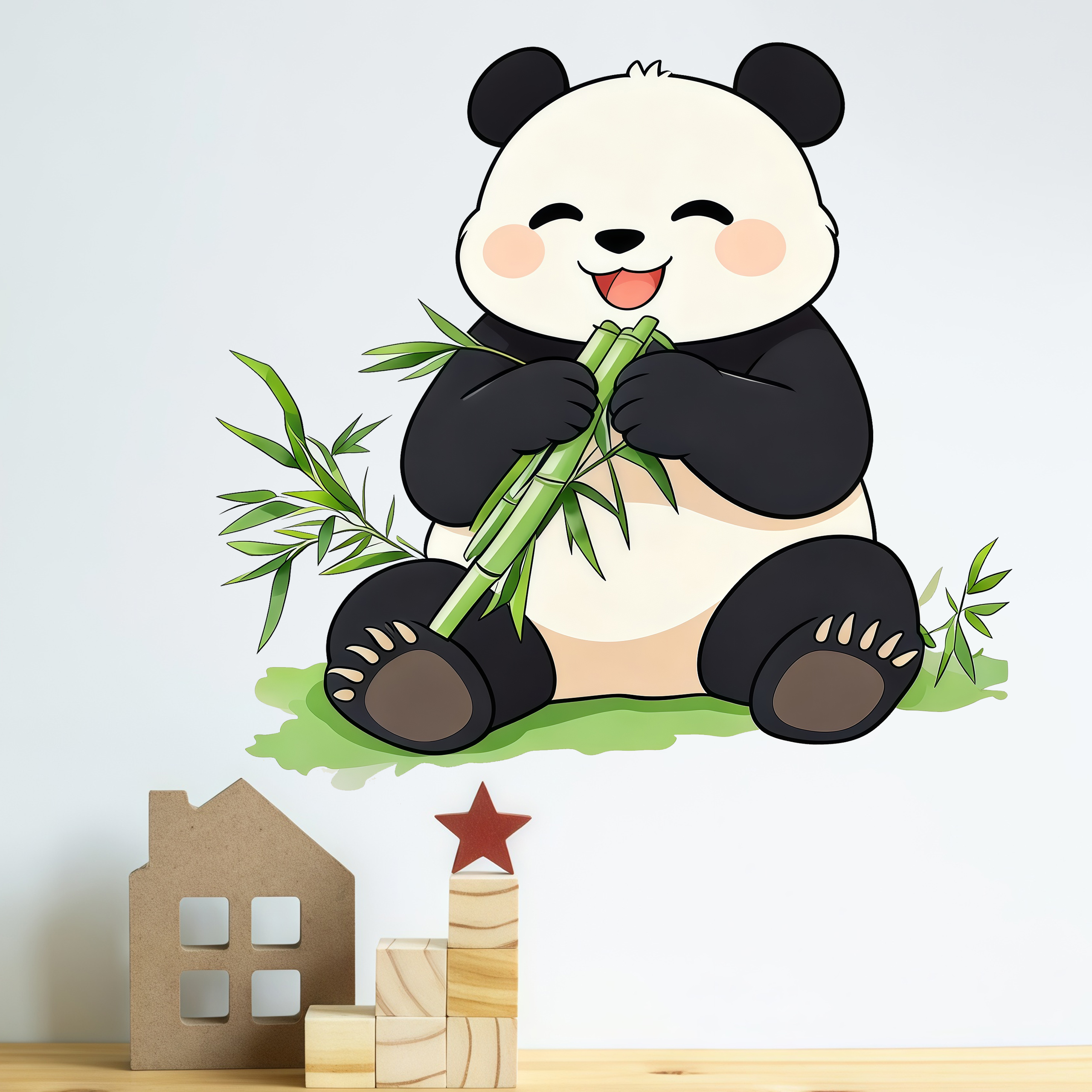 Bamboo And Panda Wall Decals S – Pvc Panel Background Bewertung und Preis