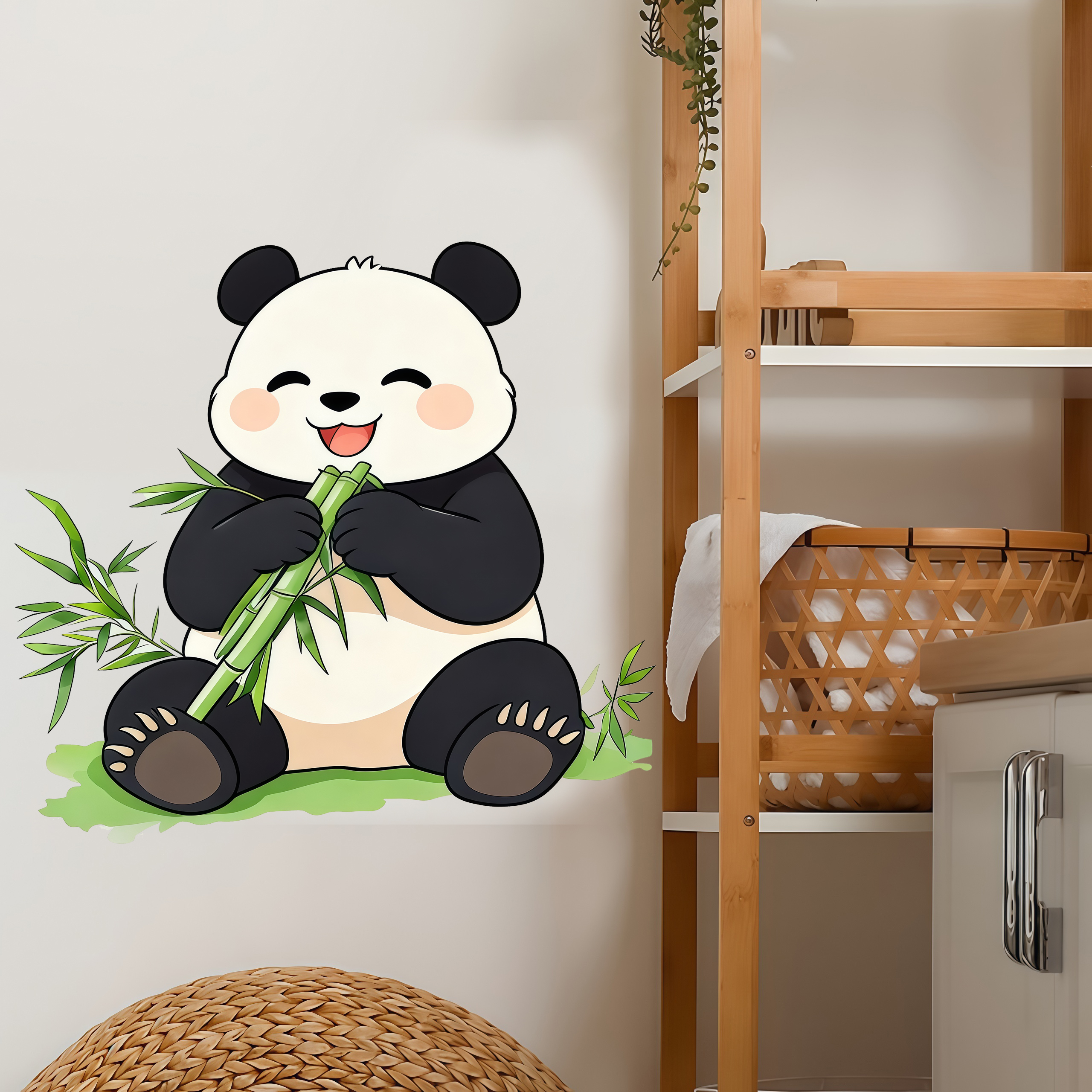 Bamboo And Panda Wall Decals S – Pvc Panel Background Bewertung und Preis