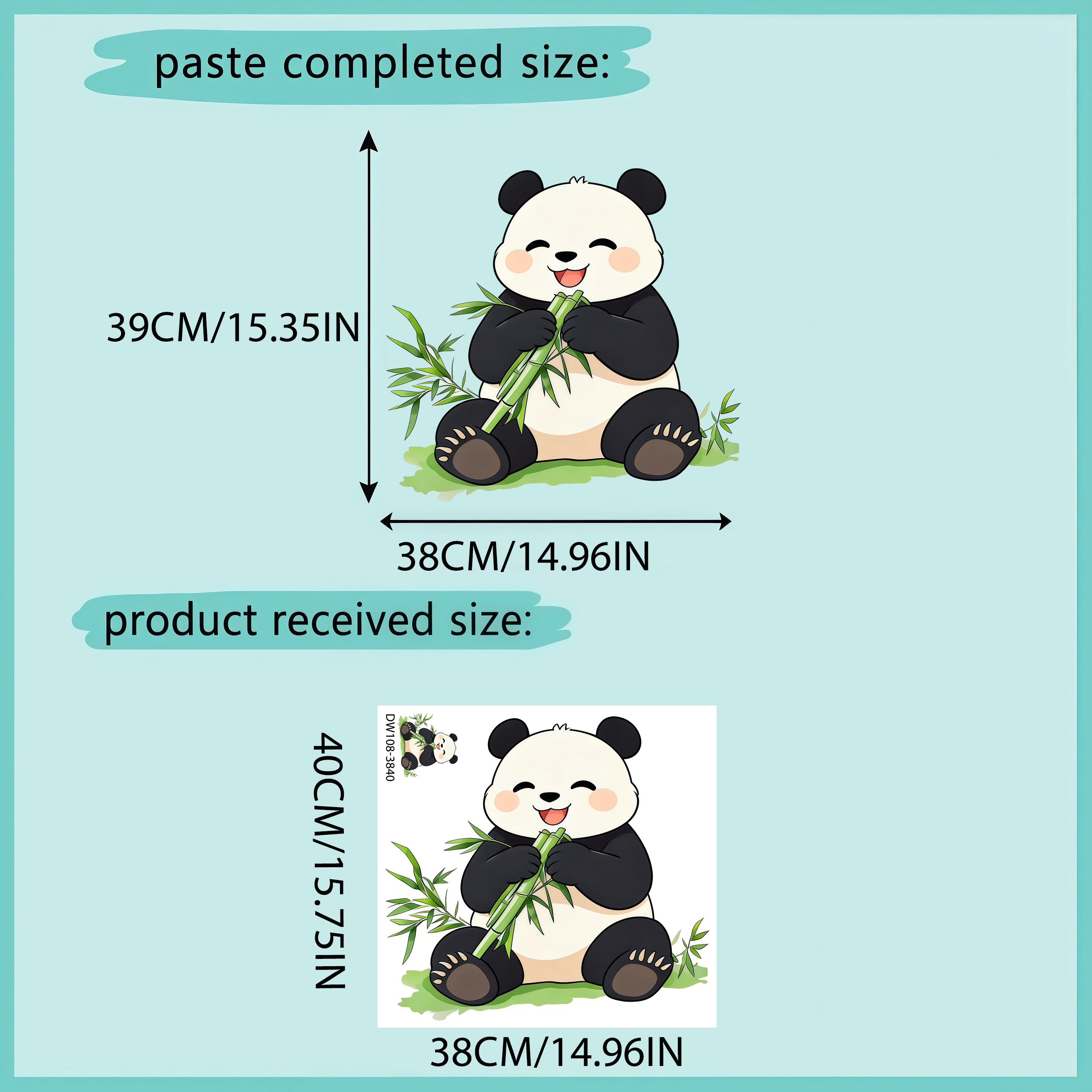 Bamboo And Panda Wall Decals S – Pvc Panel Background Bewertung und Preis