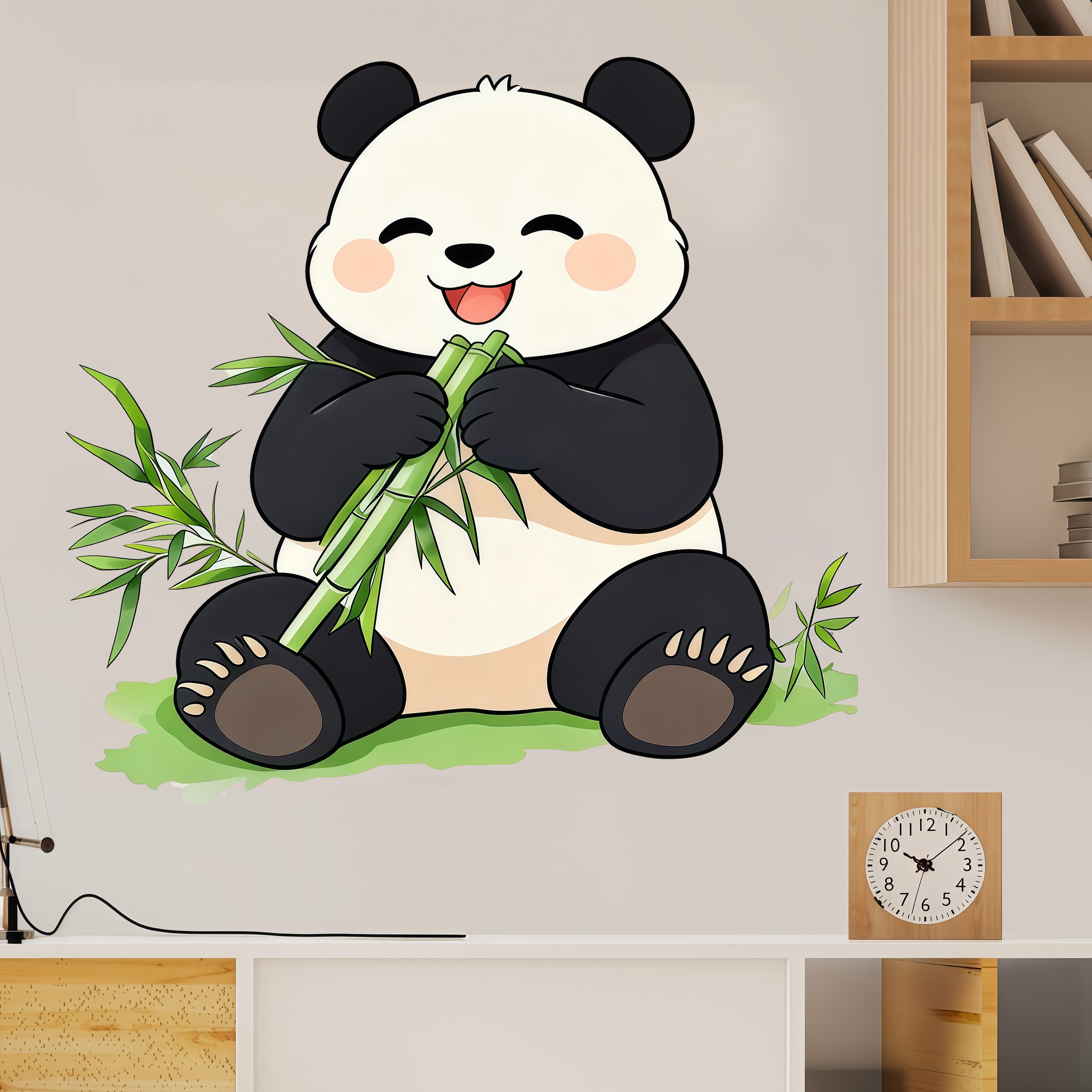 Bamboo And Panda Wall Decals S – Pvc Panel Background Bewertung und Preis