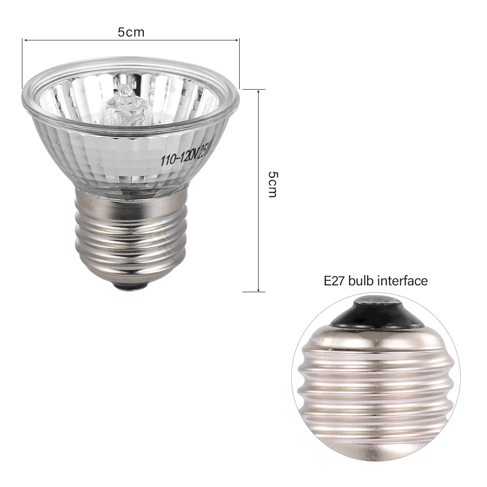 25W Halogen Heat Lamp UVA UVB  – Basking Bulb Halogen Bewertung und Preis