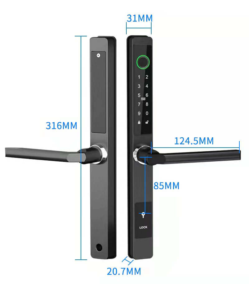 ZHDCOOKEY Biometric Digital Do – Glass Door Hinge Bewertung und Preis