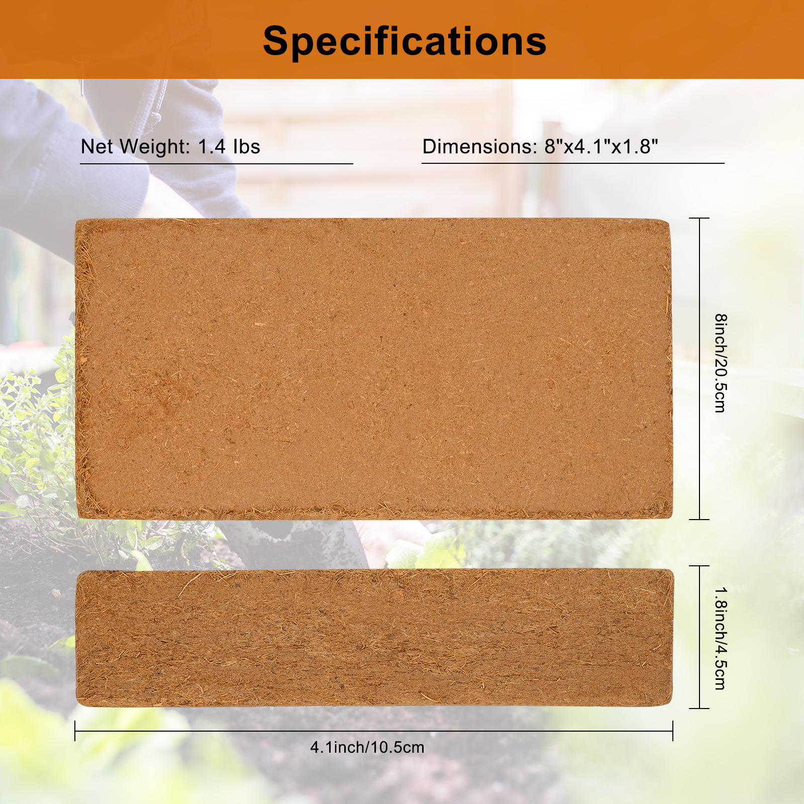 1 Pack Premium Coco Coir Brick – Substrate Coconut Fiber Bewertung und Preis