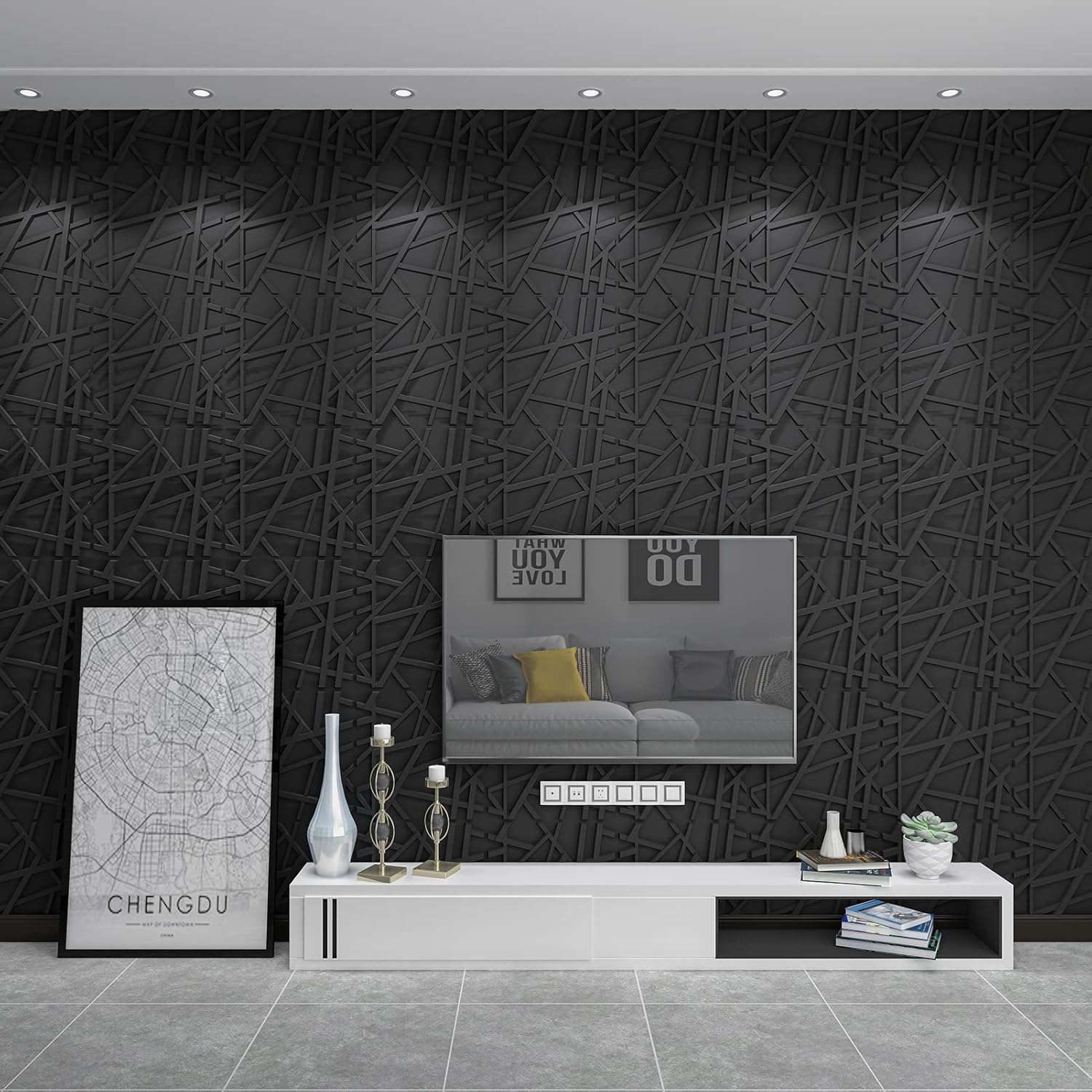 19.7x19.7in PVC Wall Panel Str – Pvc Panel Background Bewertung und Preis