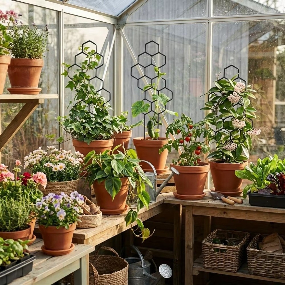Honeycomb Design Plant Trellis – Vine Climbing Plastic Bewertung und Preis